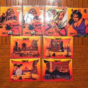Shaq Fu 8 Trading Card Lot 🔥 1994 Classic Sport Shaq-Fu Promo Cards 🏀 Sega